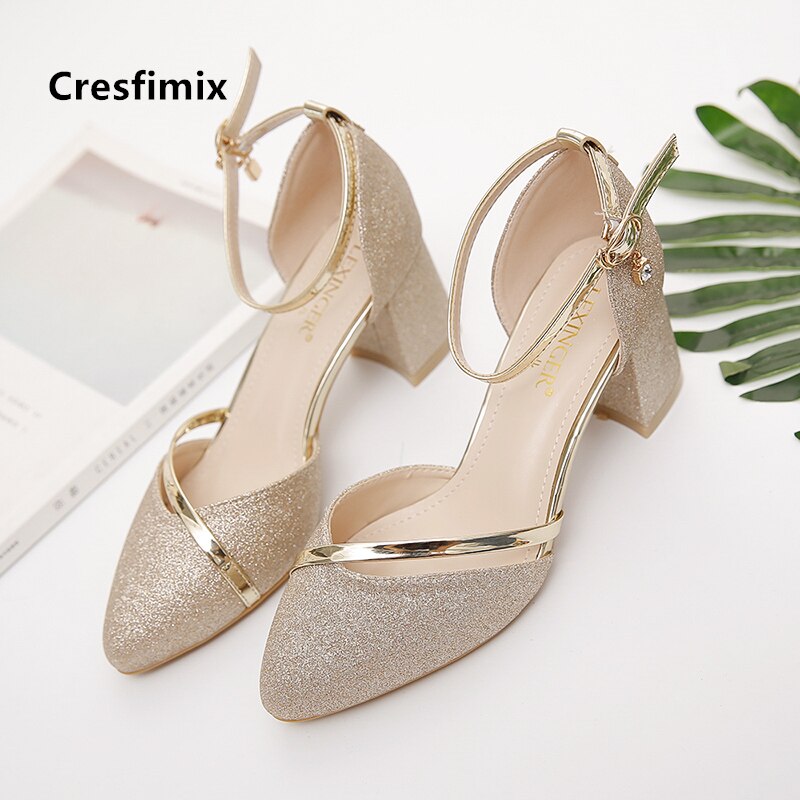 Women Fashion High Quality Silver Wedding High Heel