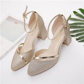 Women Fashion High Quality Silver Wedding High Heel