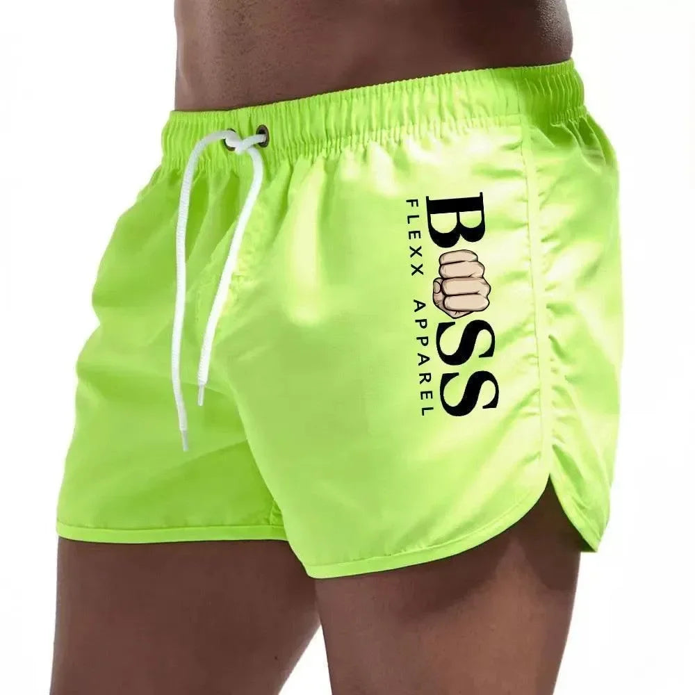 Surf Volleyball Drawstring Boxers Summer S-3XL Men's Breathable Swimsuit Shorts Sexy Swim Trunks Low-rise Casual Board Shorts