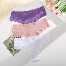 Sexy Lace Cotton Brazilian Pants Women Low Waist Panties Underwear