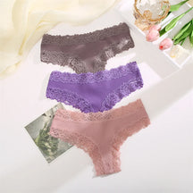 Sexy Lace Cotton Brazilian Pants Women Low Waist Panties Underwear