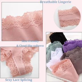 Sexy Lace Cotton Brazilian Pants Women Low Waist Panties Underwear