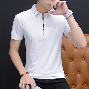 Summer Cotton T Shirt Men Short Sleeve