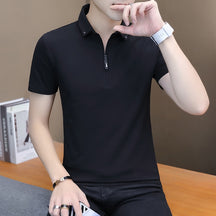 Summer Cotton T Shirt Men Short Sleeve