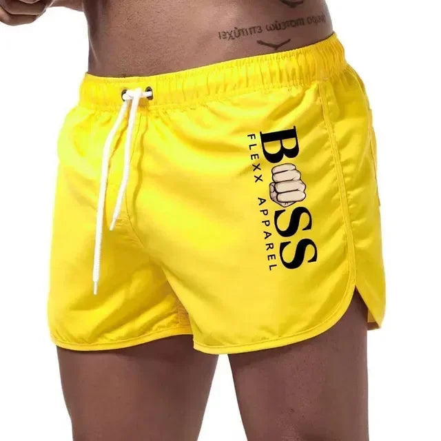 Surf Volleyball Drawstring Boxers Summer S-3XL Men's Breathable Swimsuit Shorts Sexy Swim Trunks Low-rise Casual Board Shorts