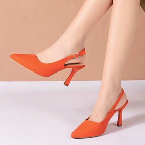 Women's High Heels Singback Pumps Sexy Pointed Toe